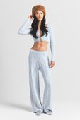 תמונת כל הלוק של CABLEKNIT STRAIGHT LEG PANT